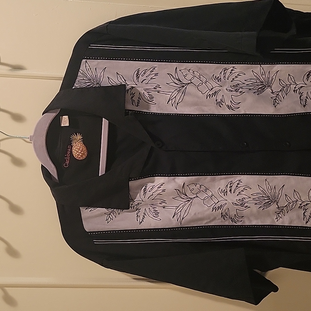 Caribbean XL silk shirt